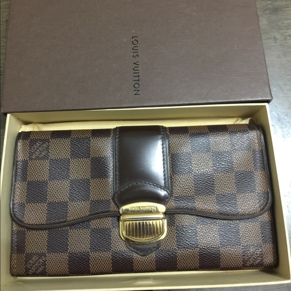 Long wallet Damier Ebene